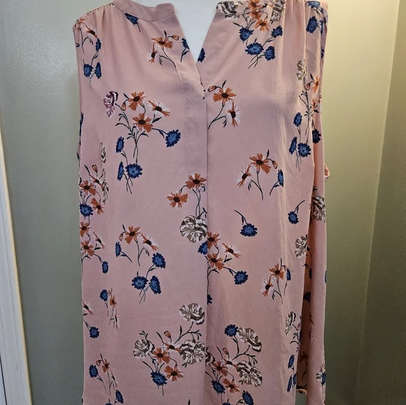 Daniel Rainn Women's Size 2x Floral Pink Sleeveless Top Shirt - Picture 5 of 14